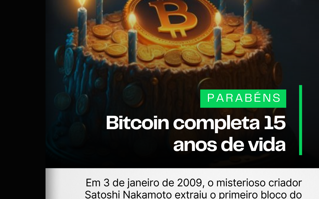 Parabéns, BTC! Bitcoin completa 15 anos de vida