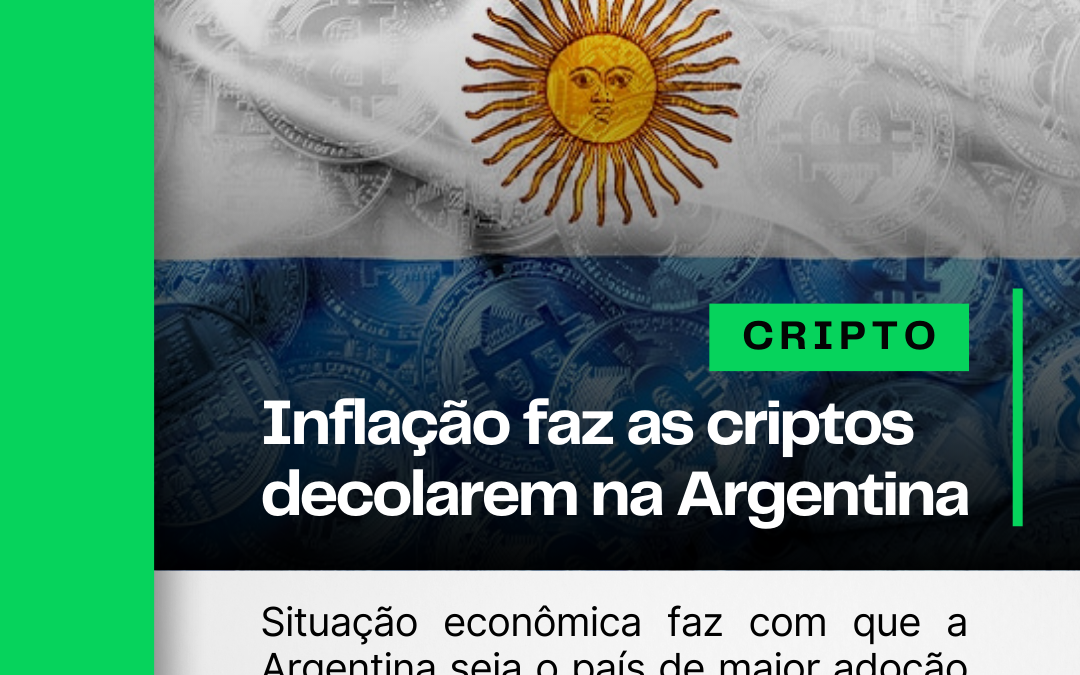 Inflação faz adoção de criptomoedas decolar na Argentina