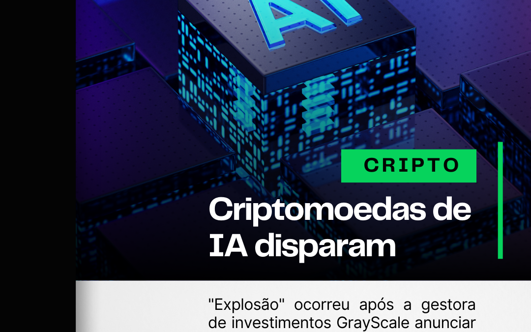 Criptomoedas de IA disparam 