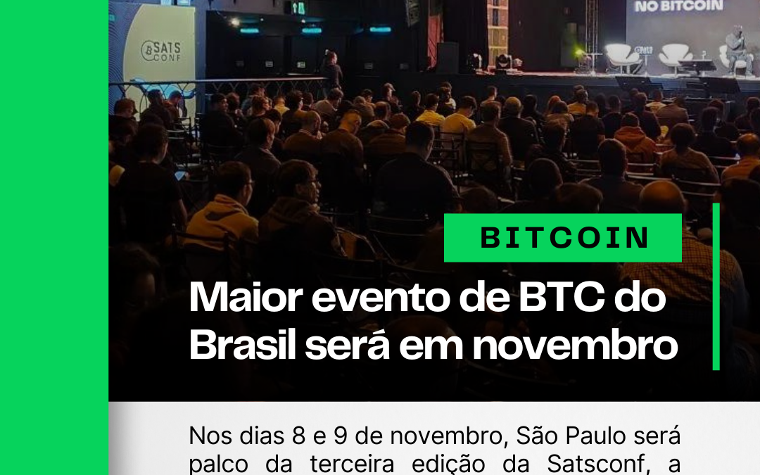 Maior evento de Bitcoin do Brasil será em novembro